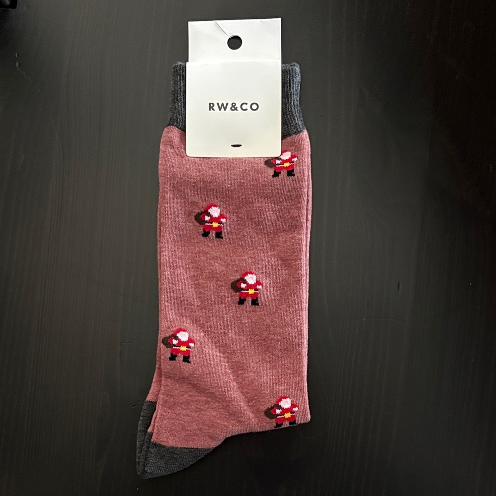 RW & Co Santa Socks .